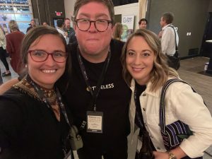Karla Deel, Tim Gutschenritter --Missouri Manager at Timeless, and Mary Kate Black