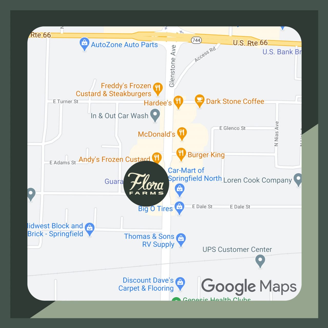 Springfield MO Best Medical Marijuana - Maps Springfield 1280x1280 