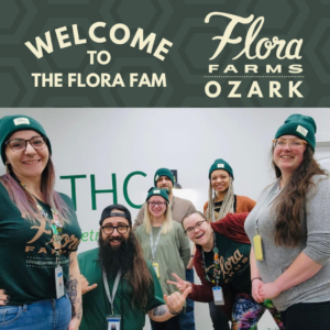Flora Farms Ozark team smiling